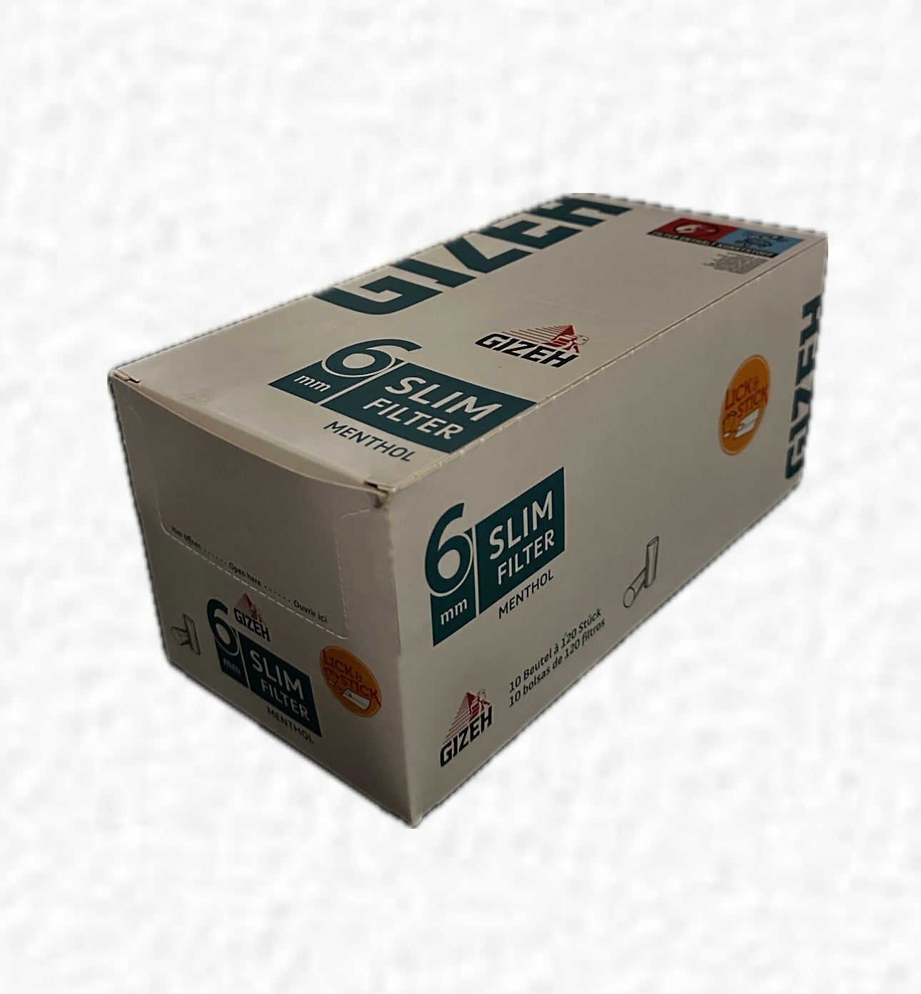 Filtri Gizeh 6 mm Slim al Mentolo - In vendita su